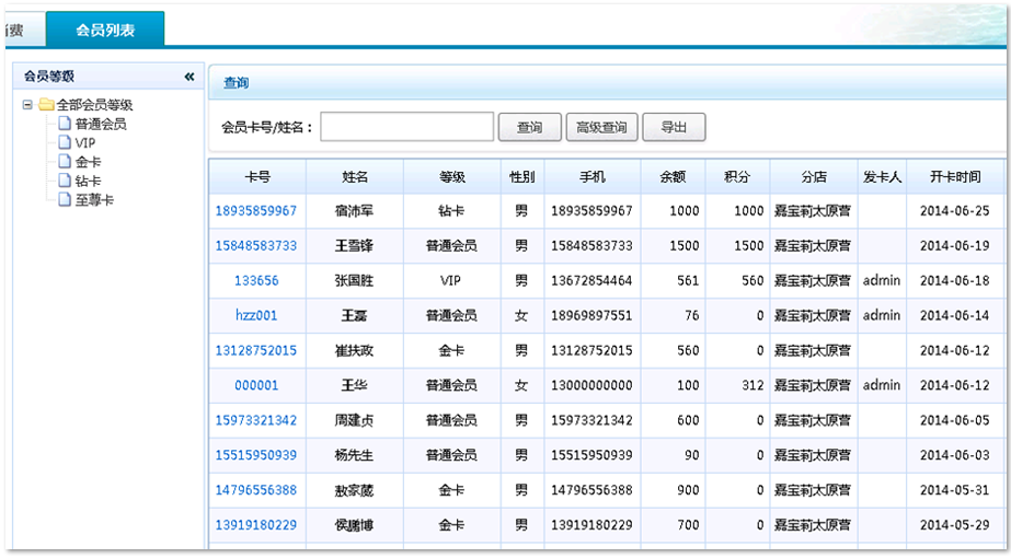 母嬰店會員管理系統(tǒng)軟件